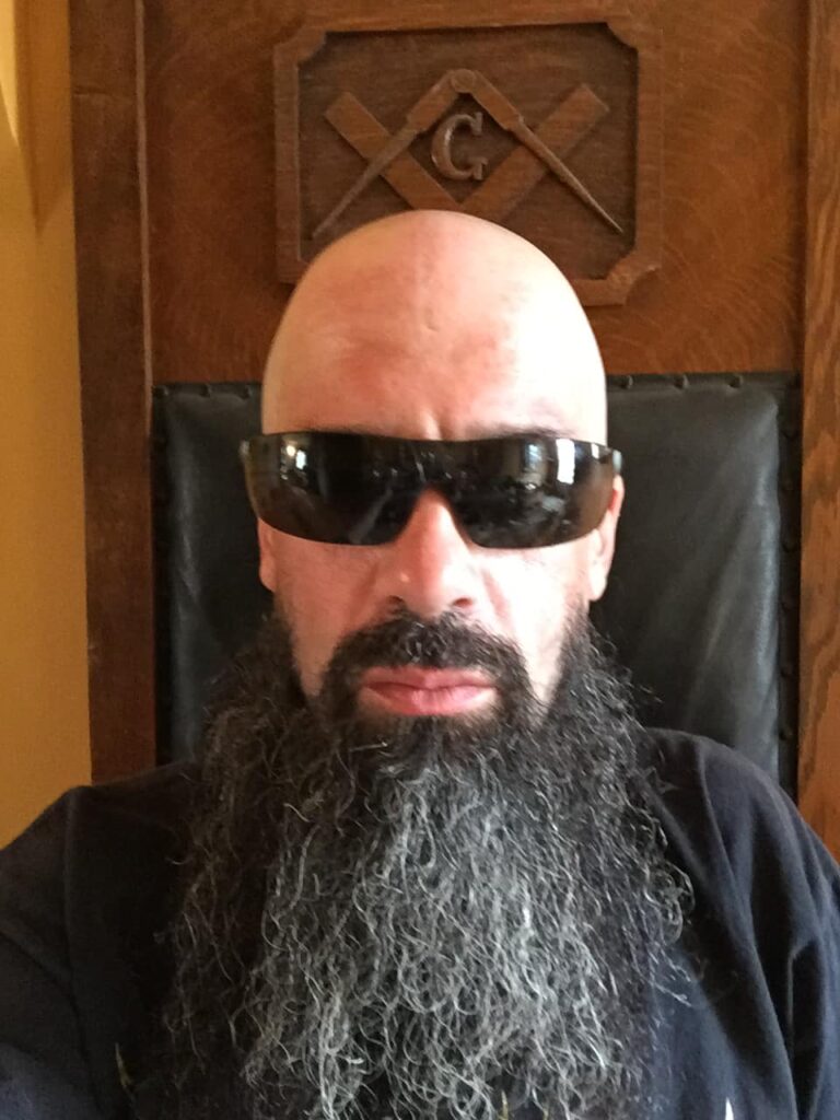 Chuck Labossiere vocalist of Satan's Taint band